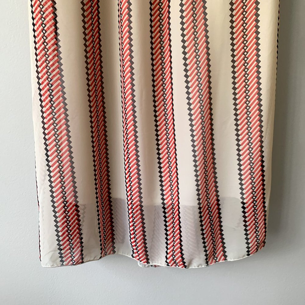 Women's Cream Pink Strapless Maxi Dress Vacation Resortwear Modcloth - Picture 6 of 9